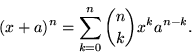 Binomial Theorem