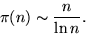 Prime Number Theorem