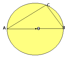 Angle in a Semicircle
