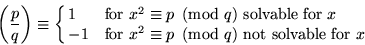 Legendre Symbol