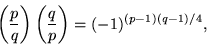 Quadratic Reciprocity Law